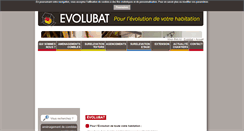 Desktop Screenshot of evolubat.fr