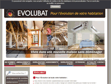 Tablet Screenshot of evolubat.fr